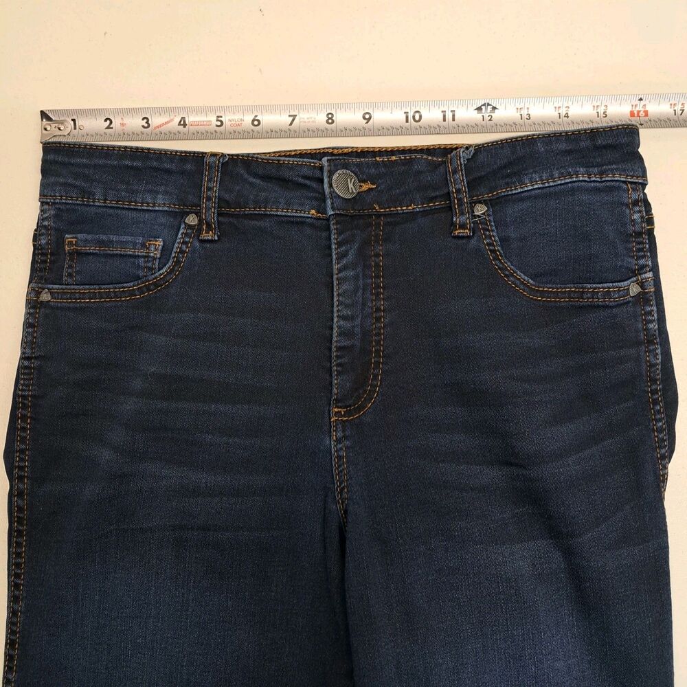 KUT From The Kloth Diana High Rise Fab Ab Skinny Jeans Women's Size 10 Dark Wash - Picture 6 of 9